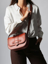 Cross Body Tas Sienna Leder Lancel Rood sienna A13719-vue-porte